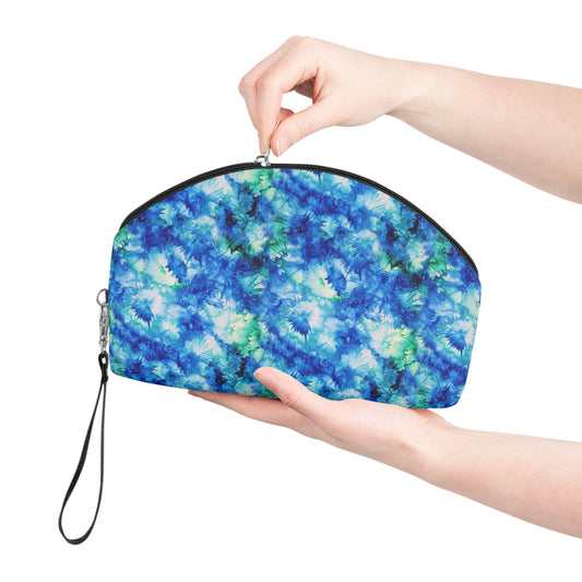Ocean Mist Makeup Bag – Bold, Floral & Elegant