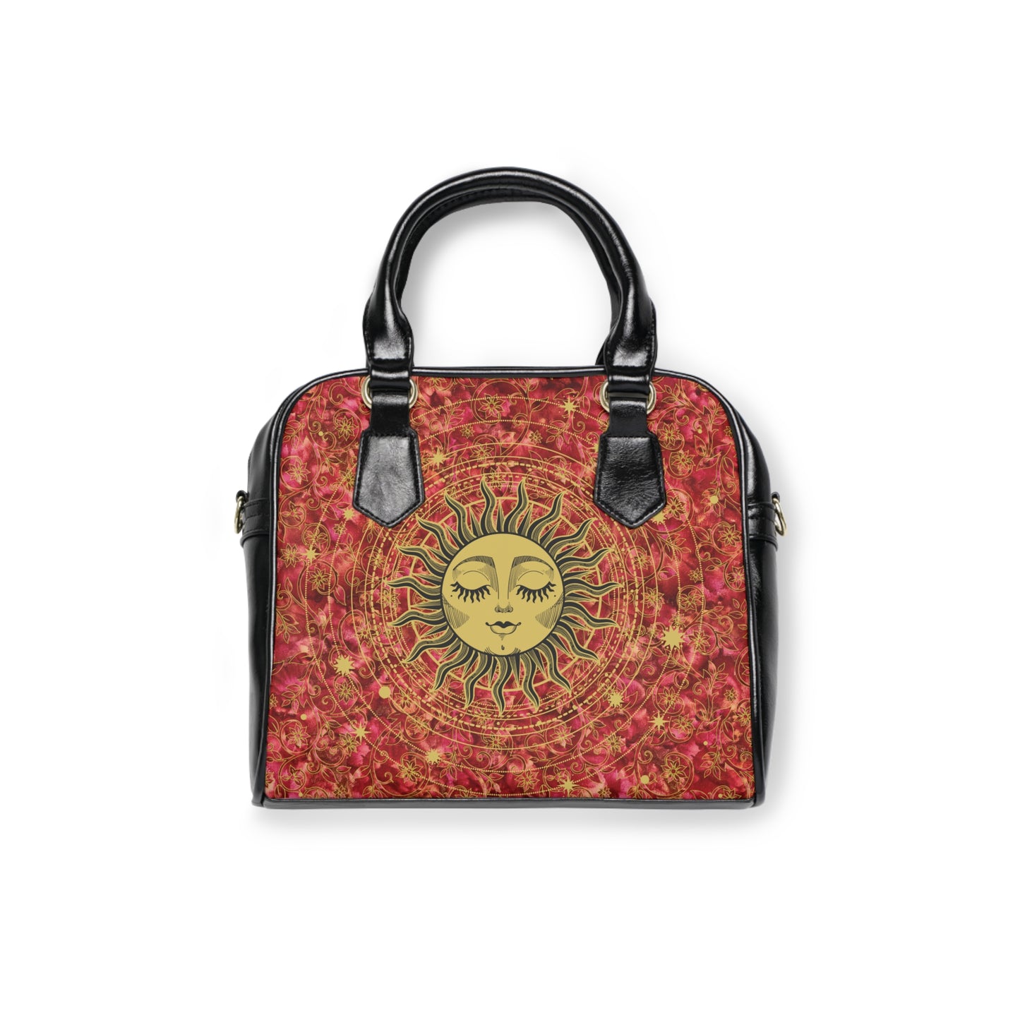 Celestial Sun and Stars Satchel Handbag