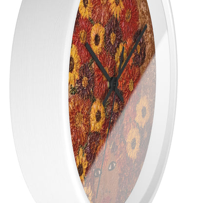 Power of Thought- Flower Girl Wall Clock