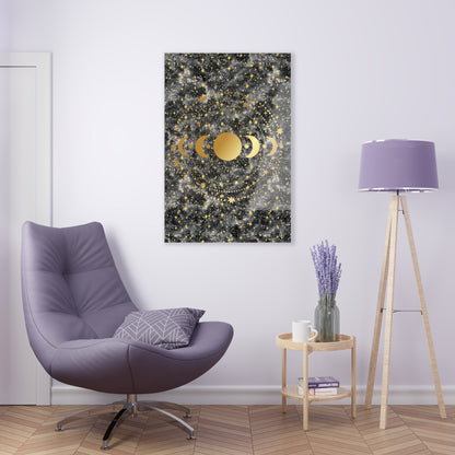 Starry Night Moons Acrylic Prints