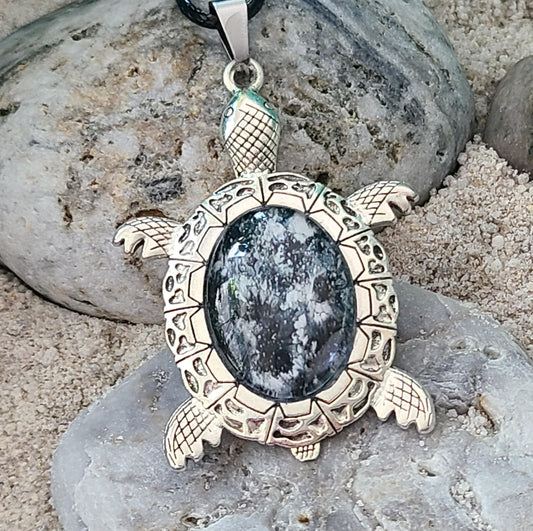 Turtle Pendant - Resilience • Patience • Determination