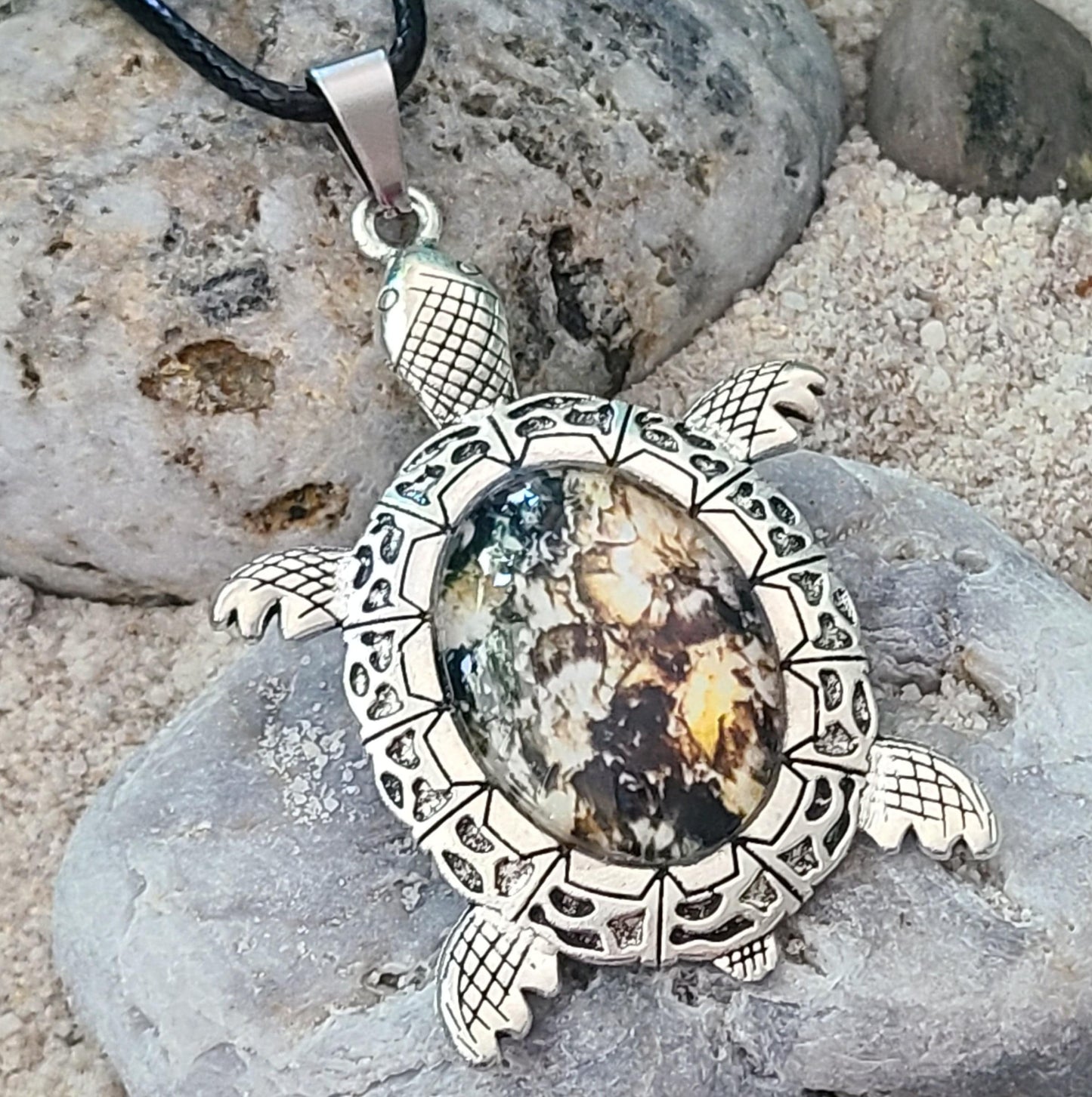 Turtle Pendant - Resilience • Patience • Determination