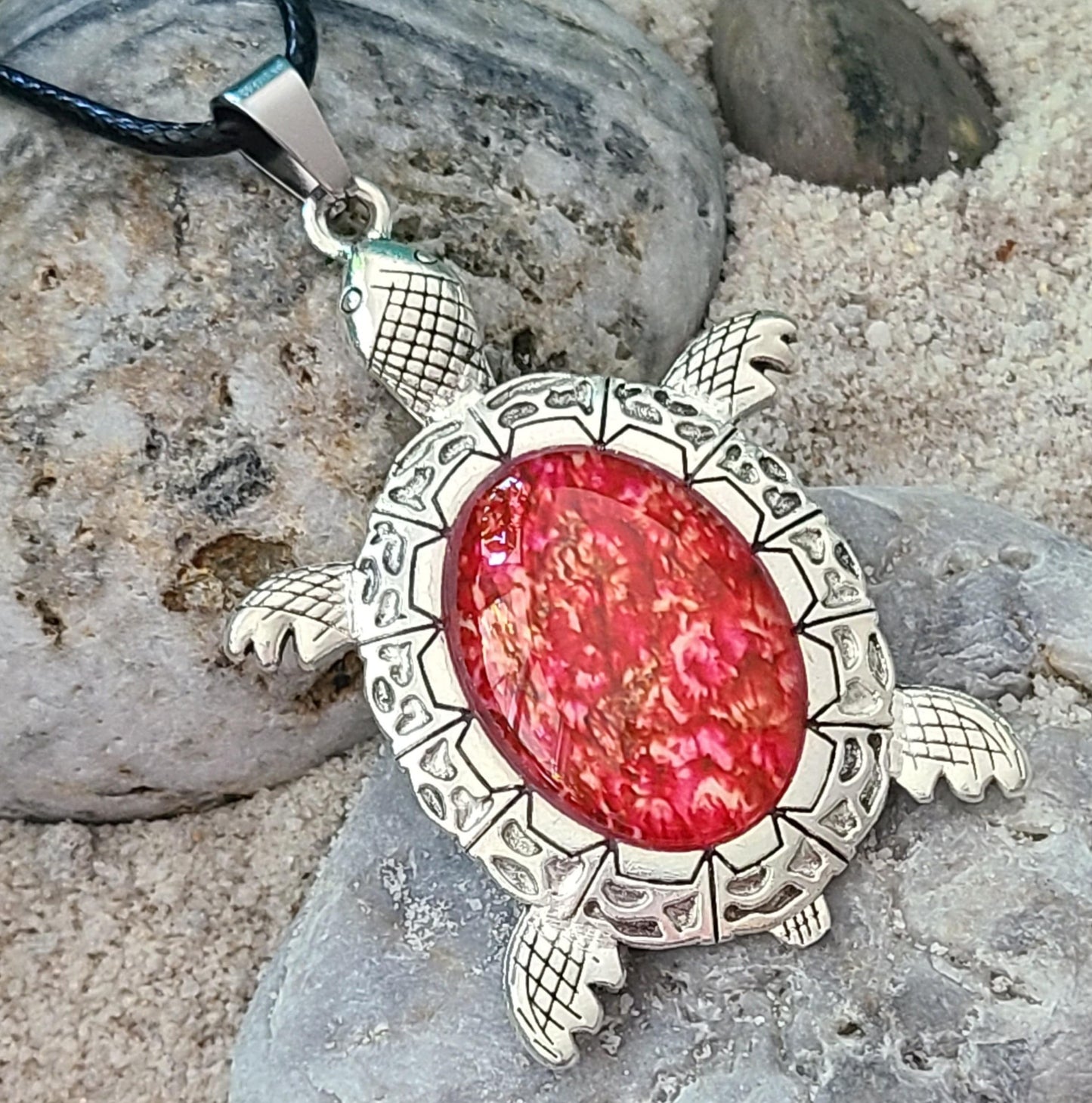 Turtle Pendant - Resilience • Patience • Determination