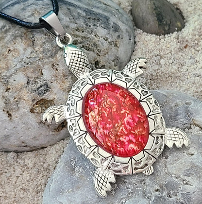 Turtle Pendant - Resilience • Patience • Determination