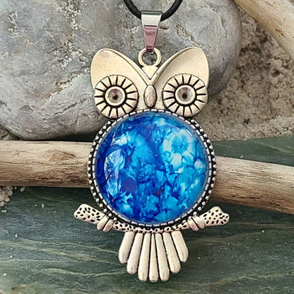 Hootie Owl Pendant - Guardian Spirit • Wisdom • Protection