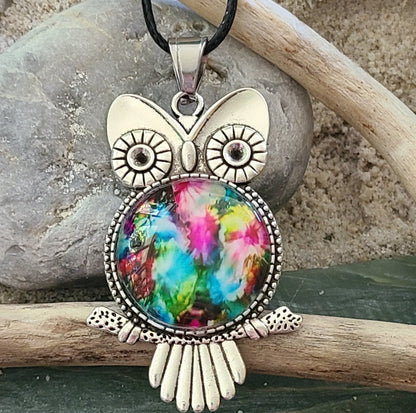 Hootie Owl Pendant - Guardian Spirit • Wisdom • Protection