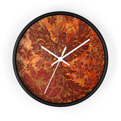 Unbreakable Wings -Phoenix Wall Clock