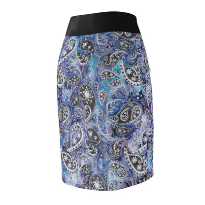 Cosmo Paisley Pencil Skirt