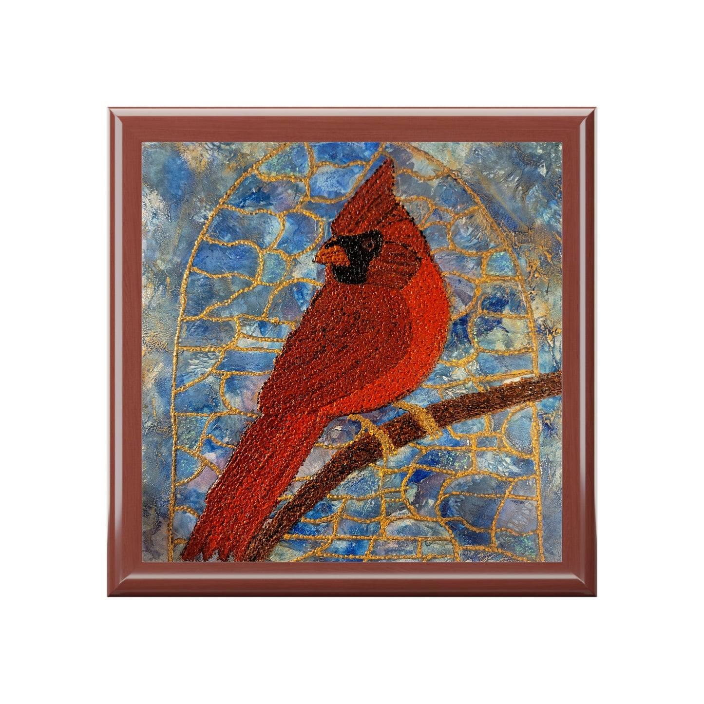 Cardinal- Always Beside You Jewelry Box - In Memory Of Gift