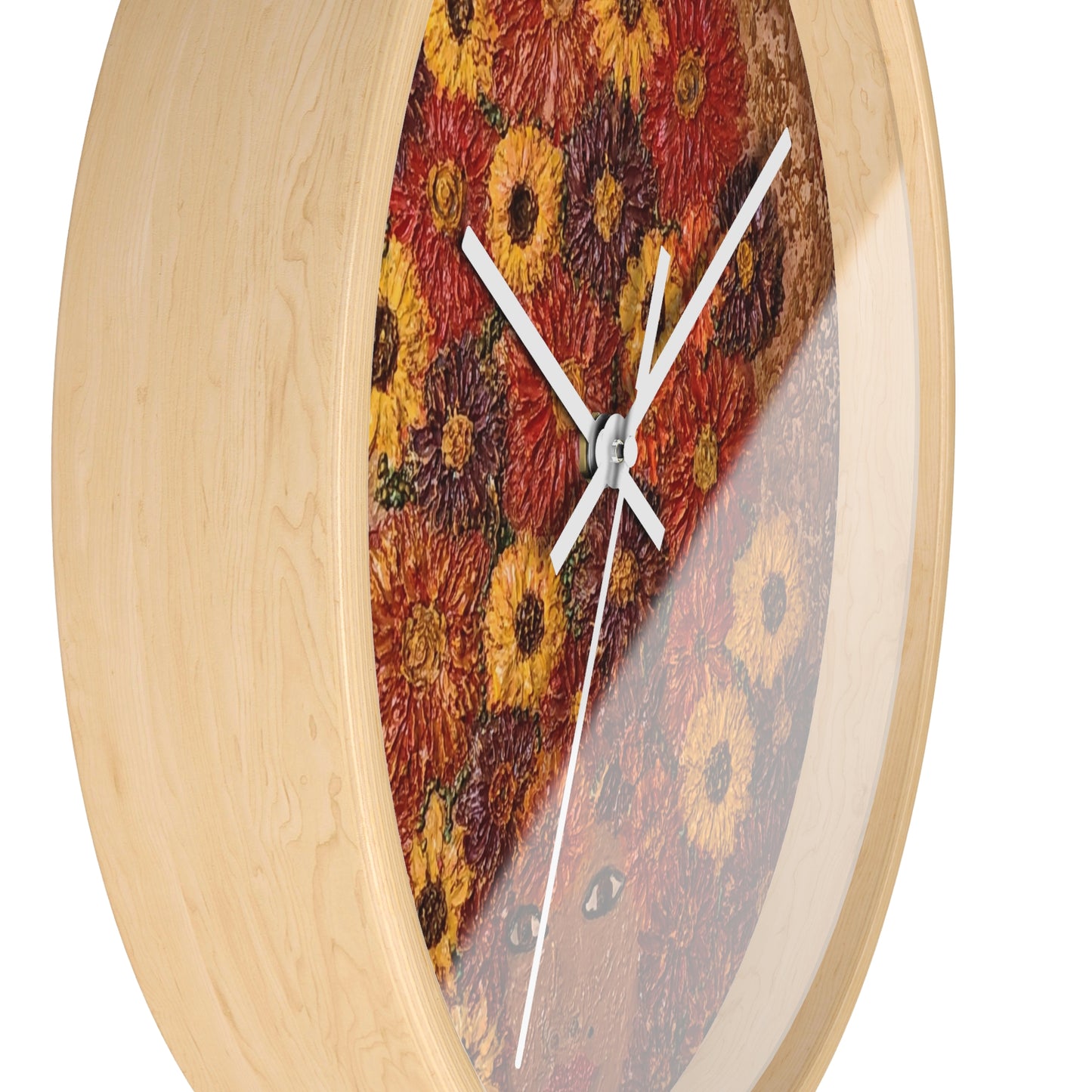 Power of Thought- Flower Girl Wall Clock