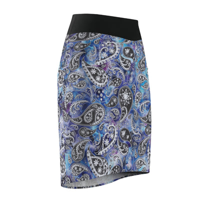 Cosmo Paisley Pencil Skirt