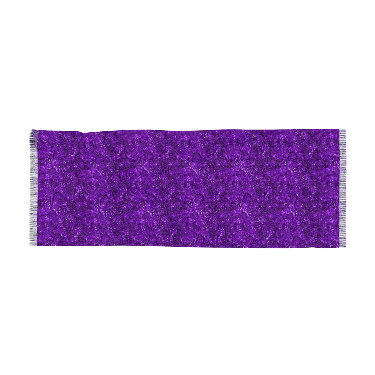 Purple Sapphire Light Fringe Scarf