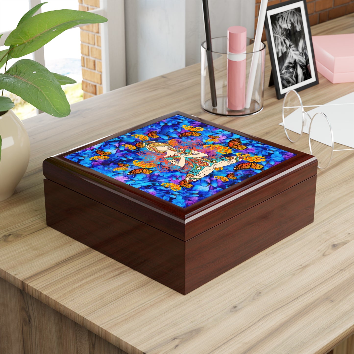 Dancing with Butterflies Jewelry Box - Special Occasion Gift