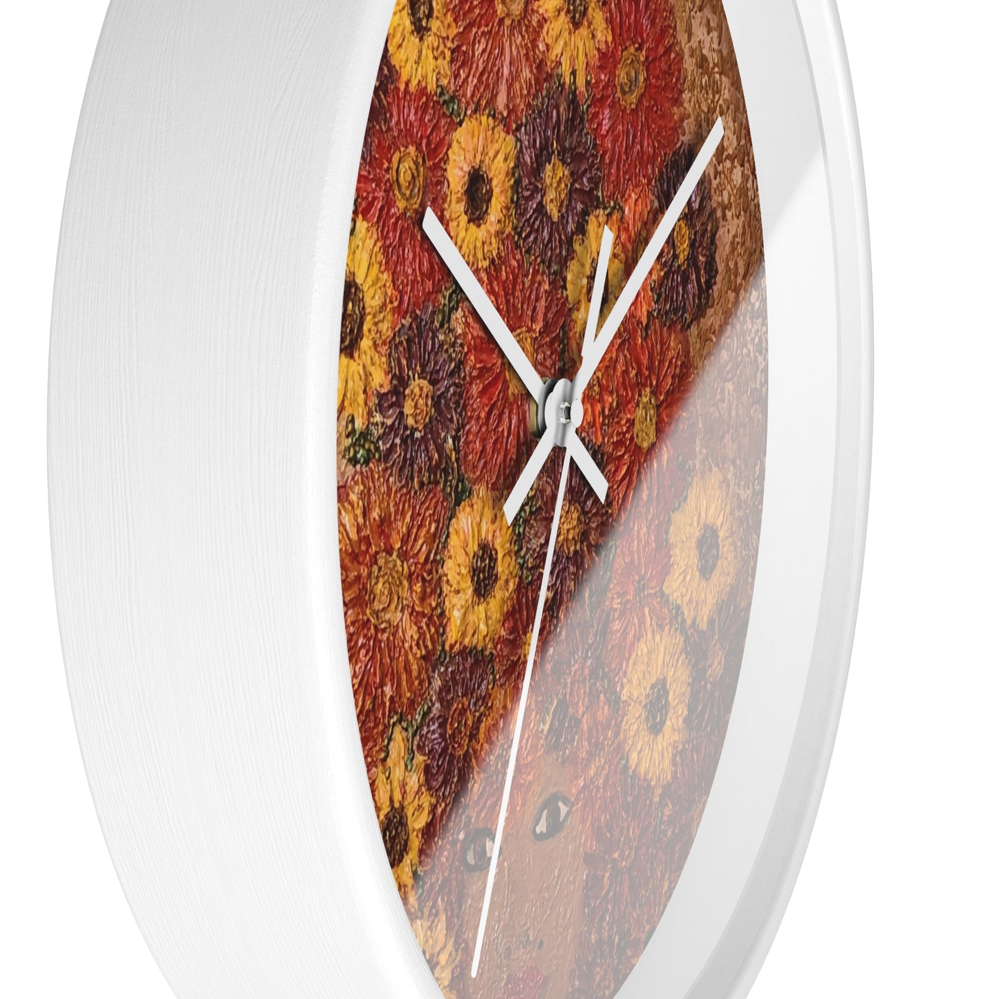 Power of Thought- Flower Girl Wall Clock