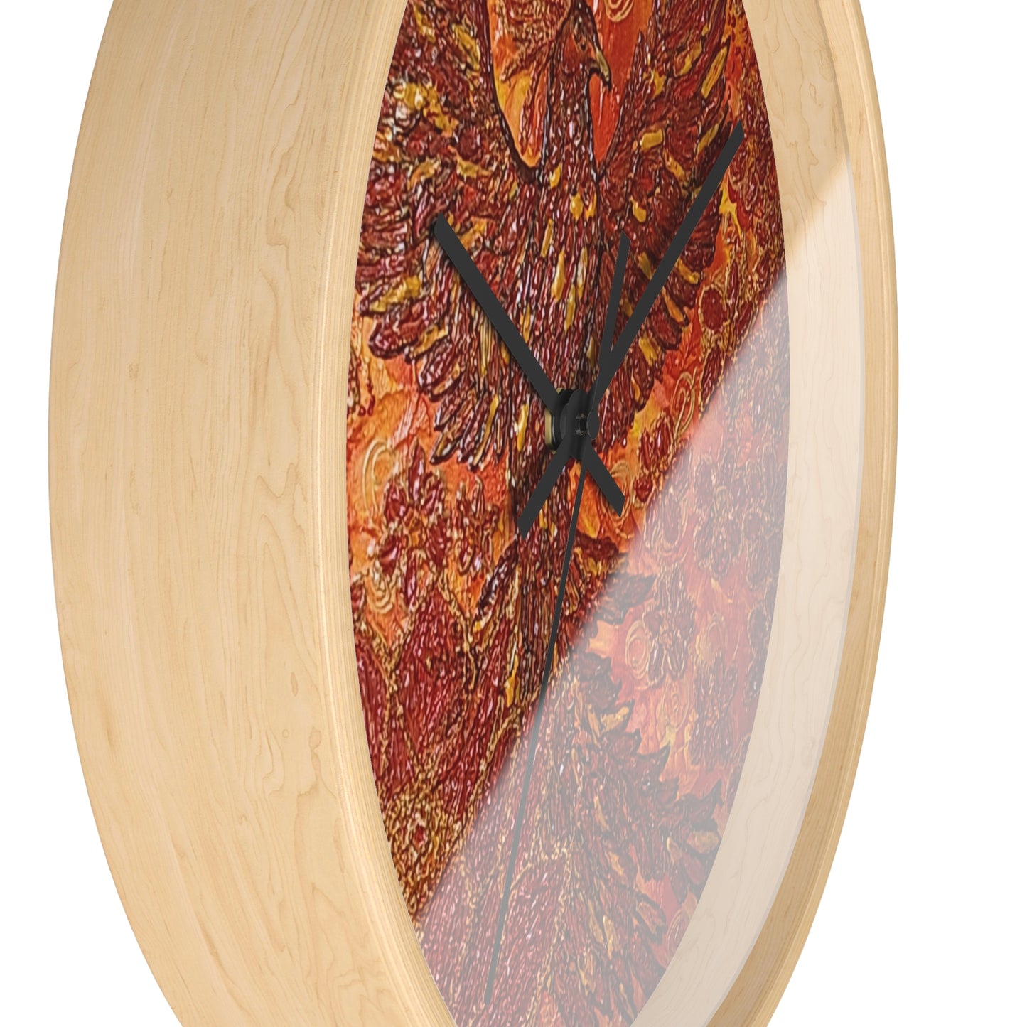 Unbreakable Wings -Phoenix Wall Clock