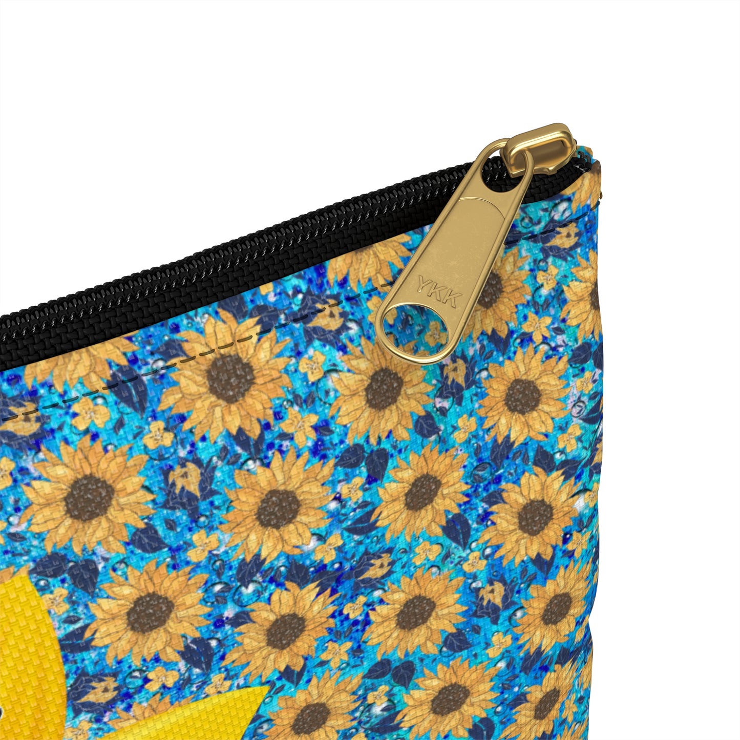 Sunflower Affirmation Accessory Pouch