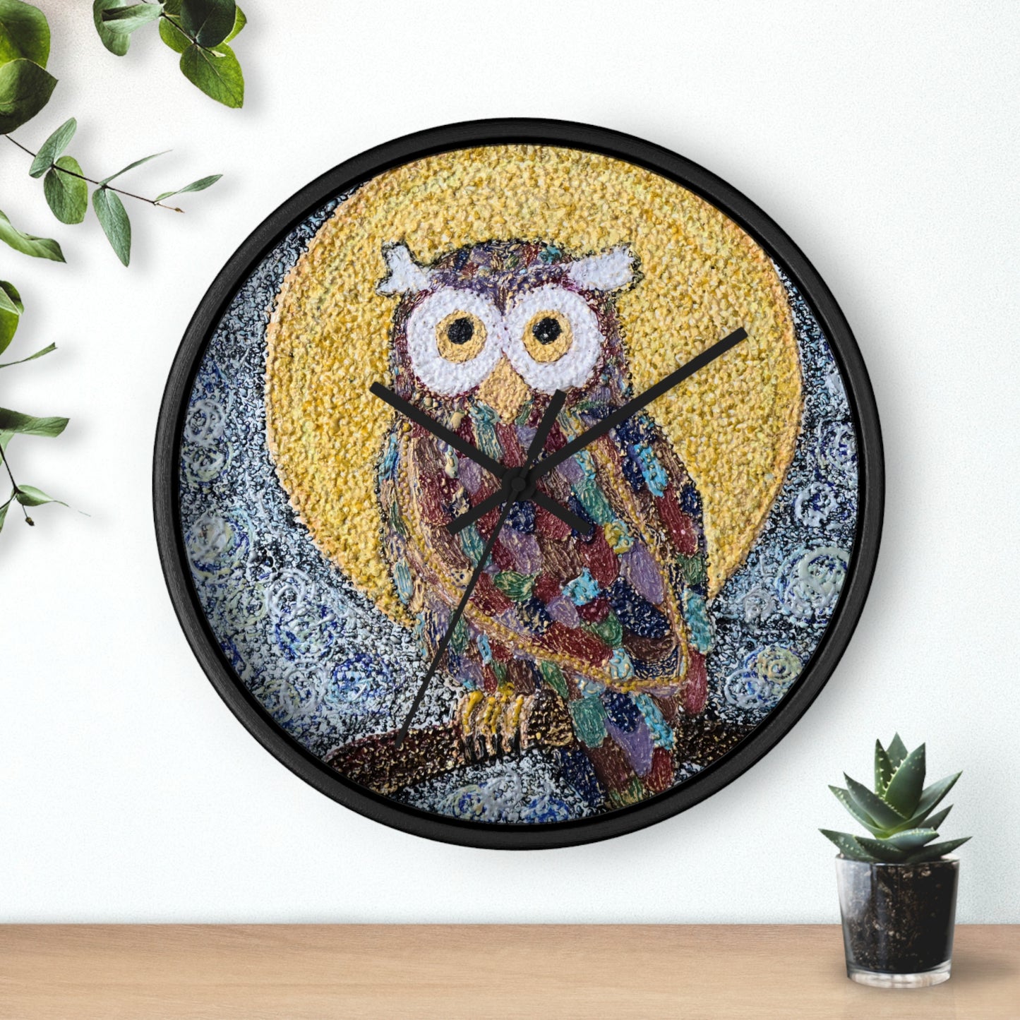 Hootie-Owl Wall Clock