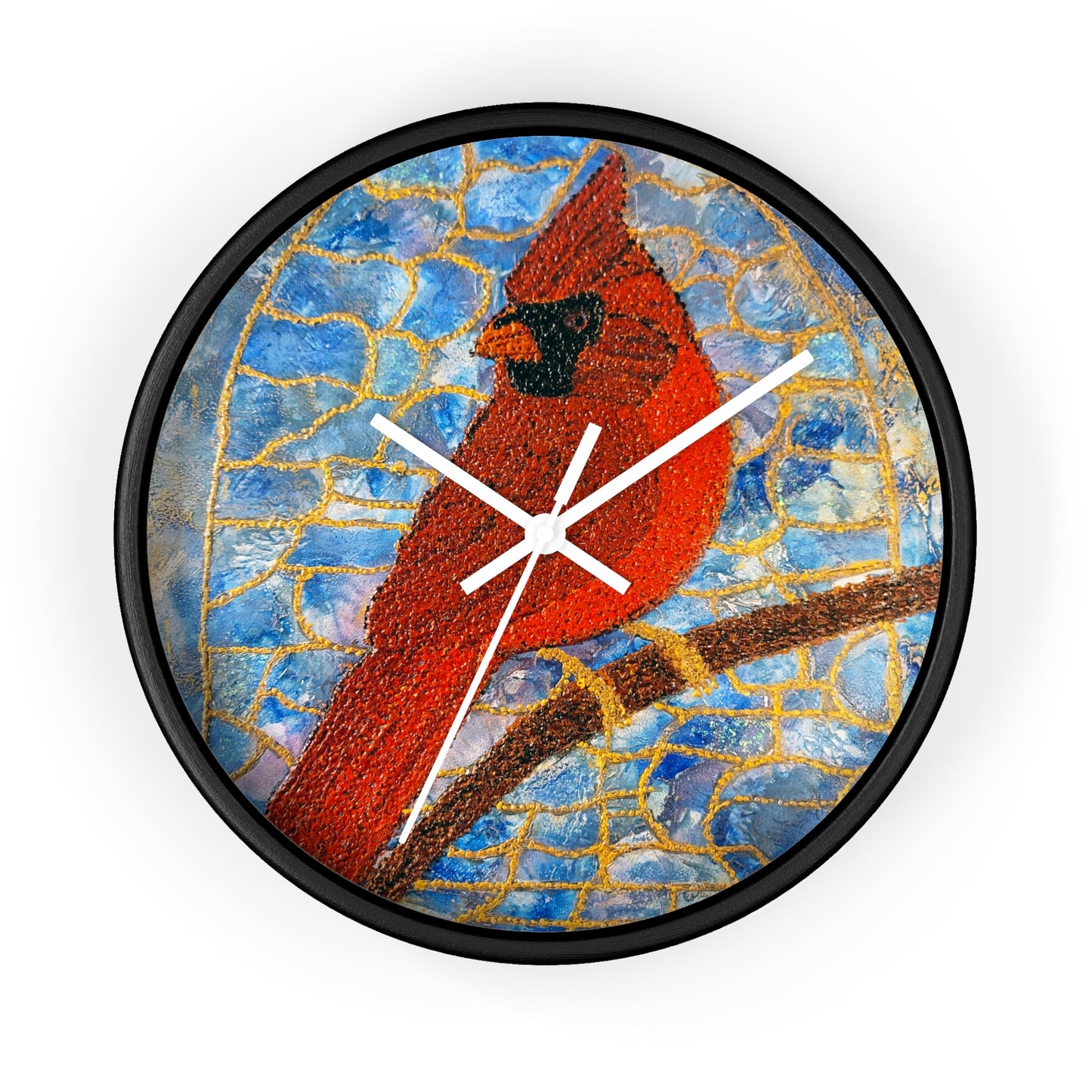 Always Beside You- Cardinal Wall Clock