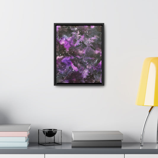 Framed Canvas Print - Purple Storm