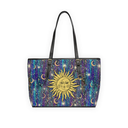 Shoulder Tote Bag - Celestial Sun and Moon - Limited Edition