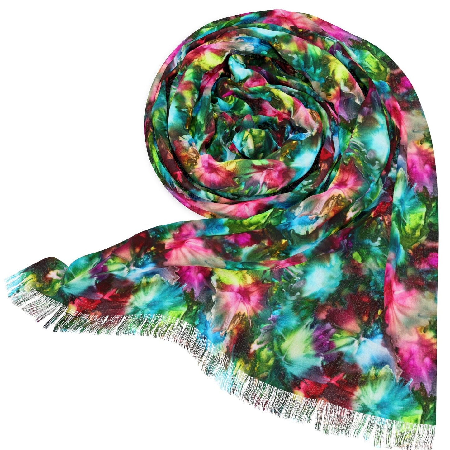 Angel Celestial Extra Long Fringe Scarf | Exclusive Artist Design