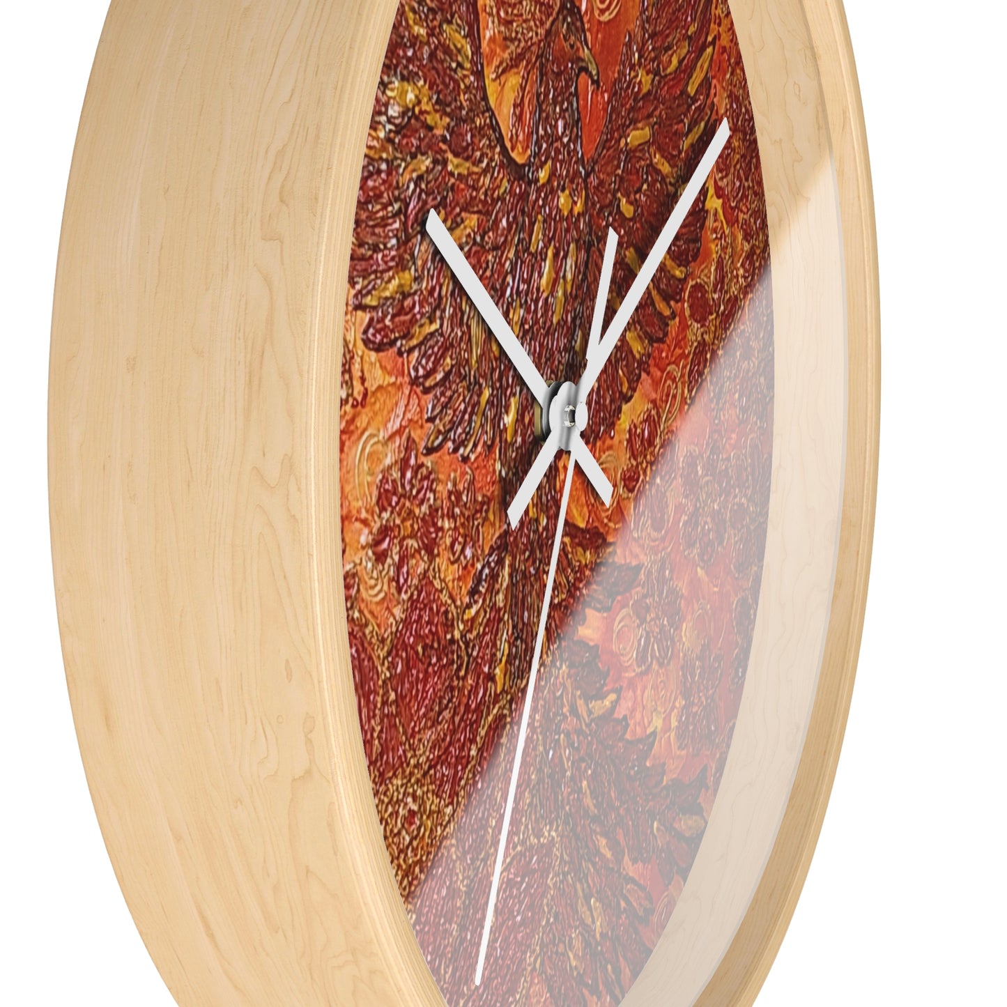 Unbreakable Wings -Phoenix Wall Clock