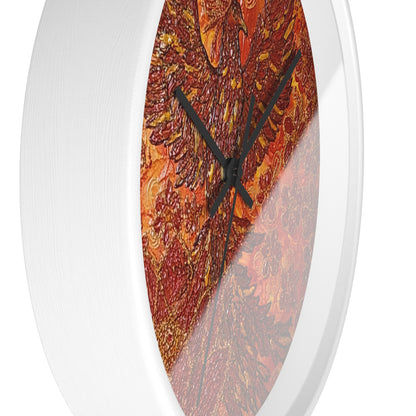 Unbreakable Wings -Phoenix Wall Clock