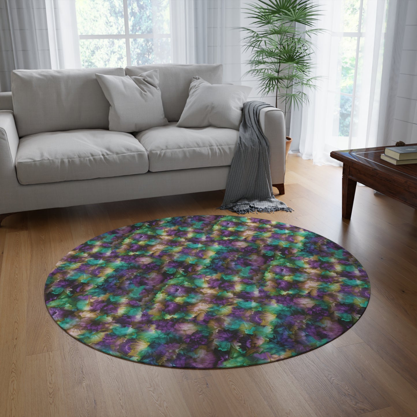 Fantasy Round Area Rug