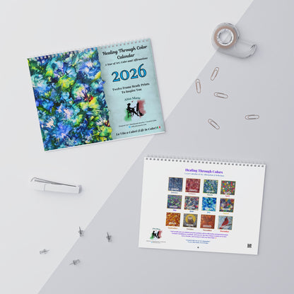 2026 Healing Through Color Calendar – A Year of Art, Color & Affirmations