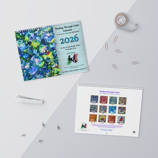 2026 Healing Through Color Calendar – A Year of Art, Color & Affirmations