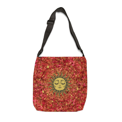 Celestial Sun Adjustable Crossbody Tote Bag