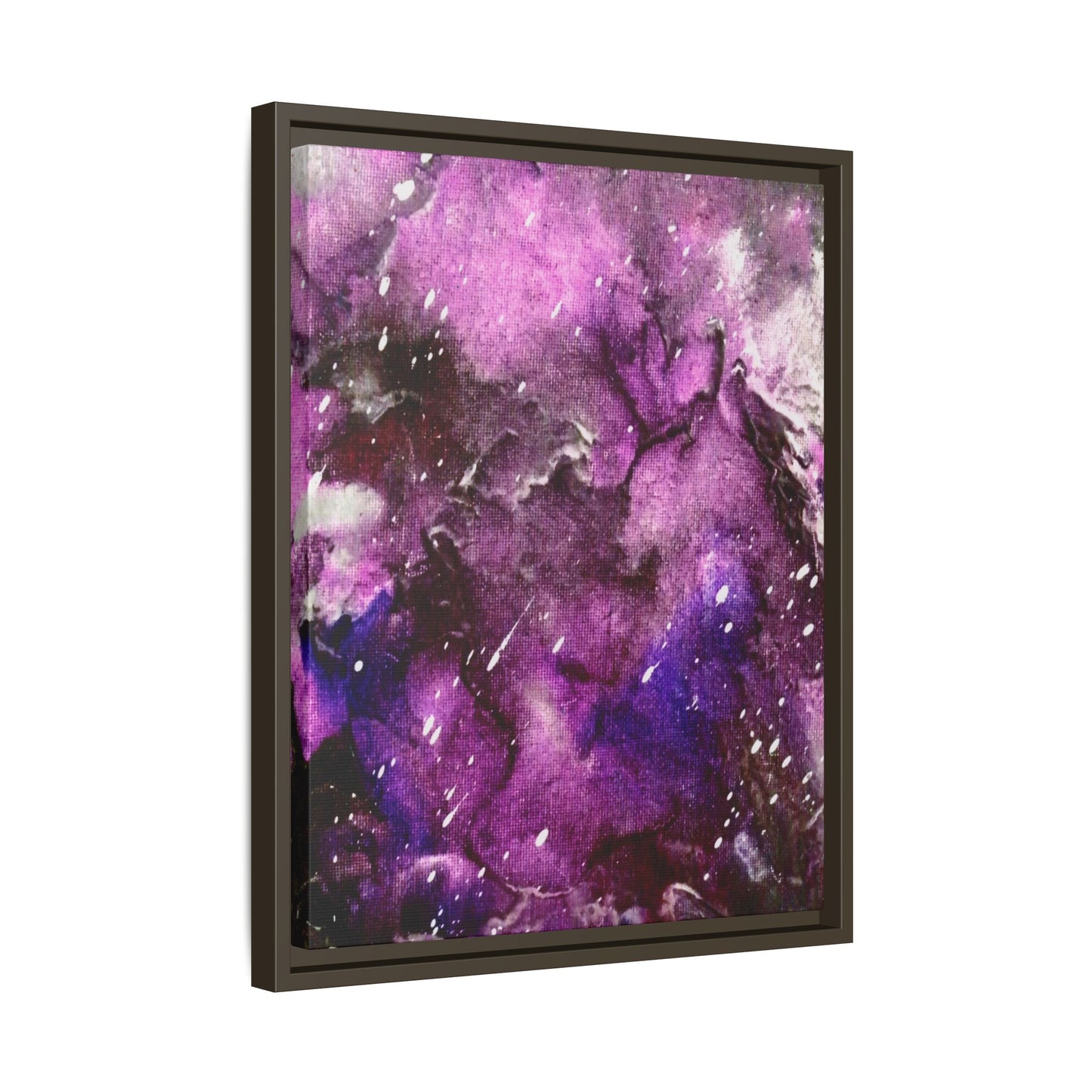 Purple Storm – Framed Canvas Art Print (16×20) | A Beginning in Chaos & Courage