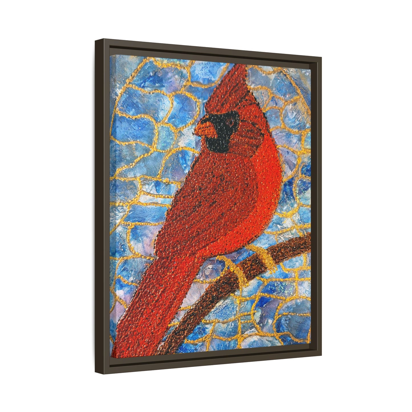 Always Beside You – Framed Canvas Art Print (16×20) | A Cardinal’s Message of Love & Remembrance