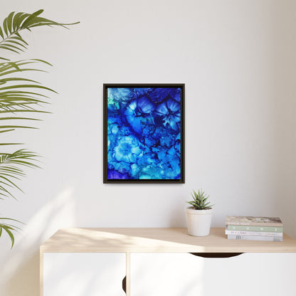 Serenity – Framed Canvas Art Print (16×20) | A Beginning in Stillness & Strength
