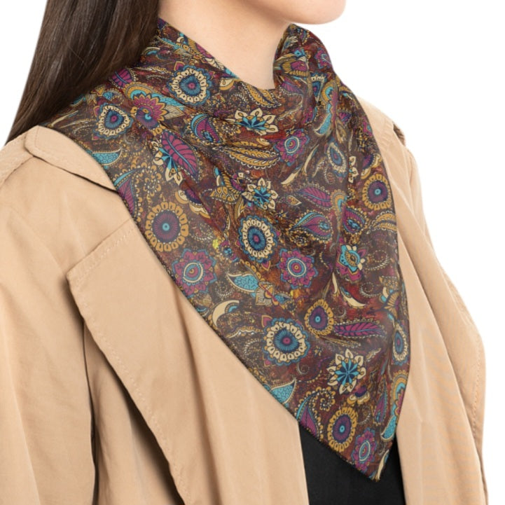 Moroccan Paisley Designer Scarf