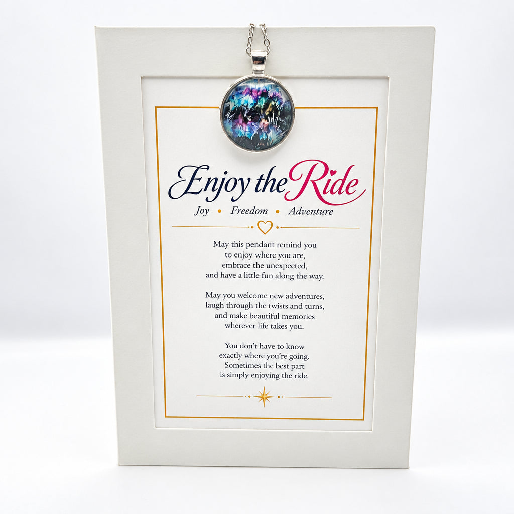 Enjoy the Ride Pendant Gift Set
