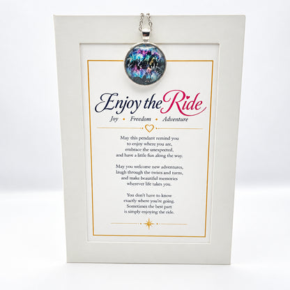 Enjoy the Ride Pendant Gift Set