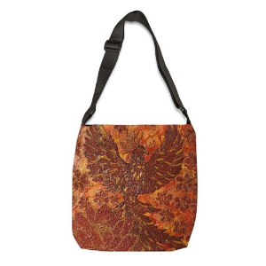 Unbreakable Wings Phoenix - Original Art Crossbody Tote