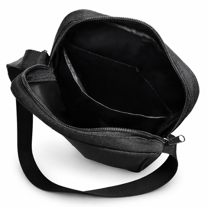 Limited Edition Reflections Crossbody Bag – Blue Abstract Wearable Art Purse