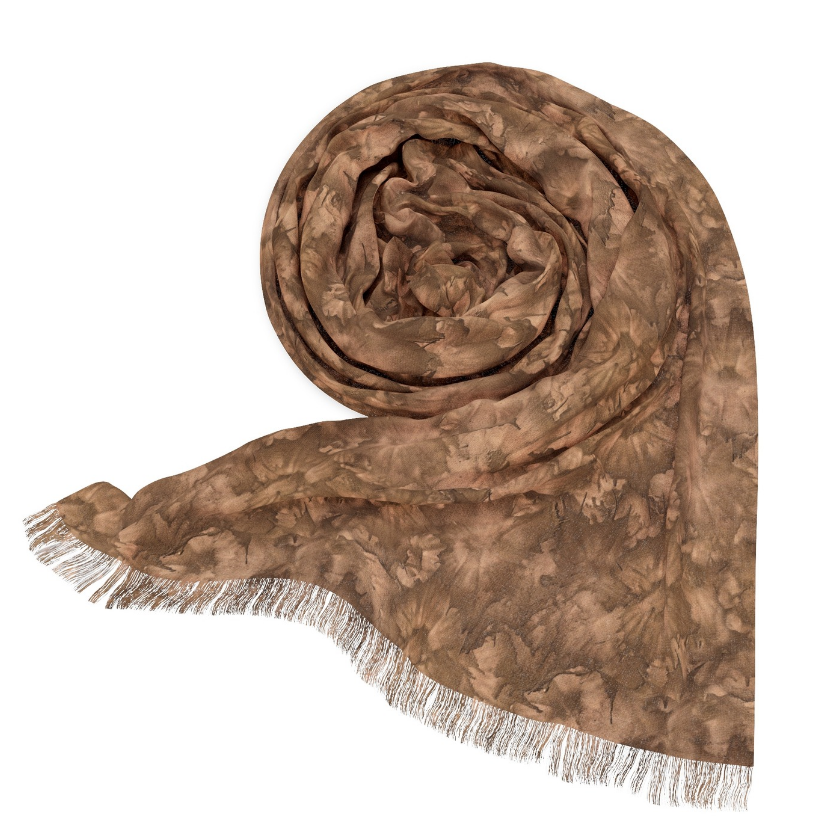 Mocha Bliss Wearable Art Scarf