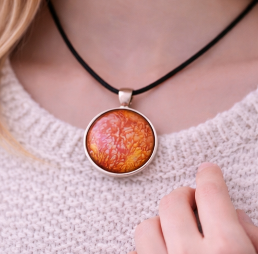 Rise Up Pendant - Creativity • Courage • Joy