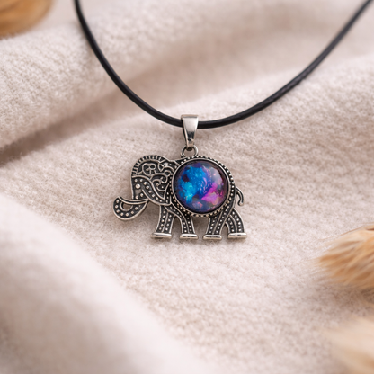 Elephant Keepsake Pendant Card – Memory, Resilience & Inner Strength Gift