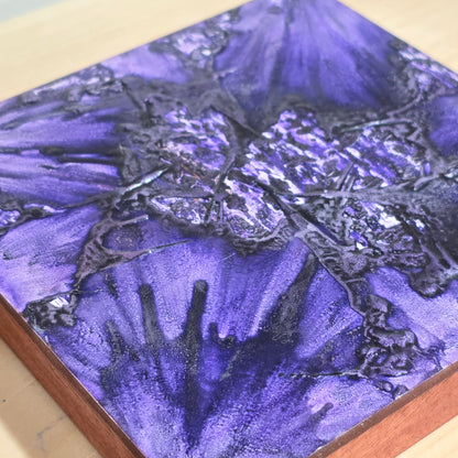 Eclipse- Encaustic on Cradled Wood | 5×5" | Original Art