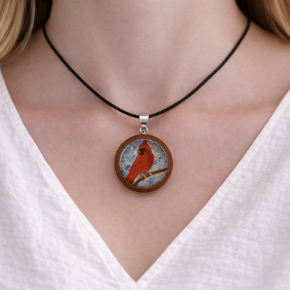 Cardinal Pendant – Comfort, Connection & Remembering