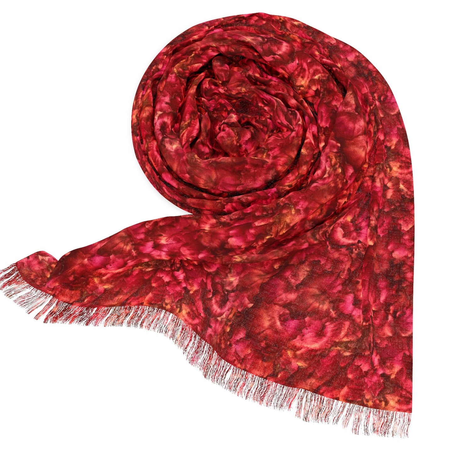 ❤️ Amore Fringe Scarf - A Warm Embrace of Love and Light