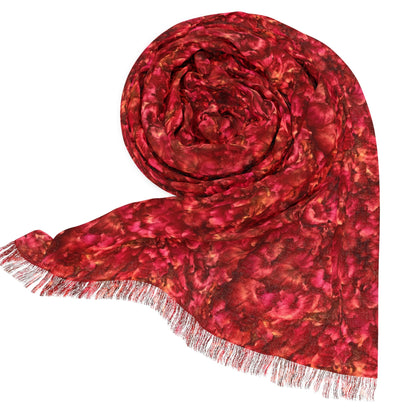 ❤️ Amore Fringe Scarf - A Warm Embrace of Love and Light