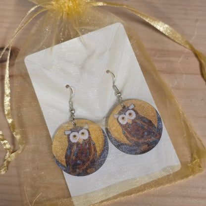 🦉 Hootie the Owl - Art Crossbody Bag + Free Matching Earrings Set