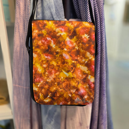 🍂 Autumn Sunset –  Art Crossbody Bag + Free Sunflower Earrings Set
