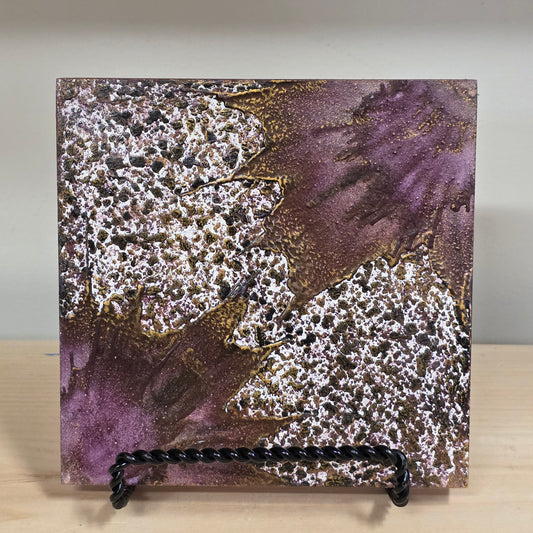 Cosmic Dust- Encaustic on Cradled Wood | 5×5" | Original Art