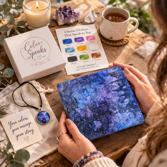 Color Speaks – Personalized Color Reading & Custom Artwork
